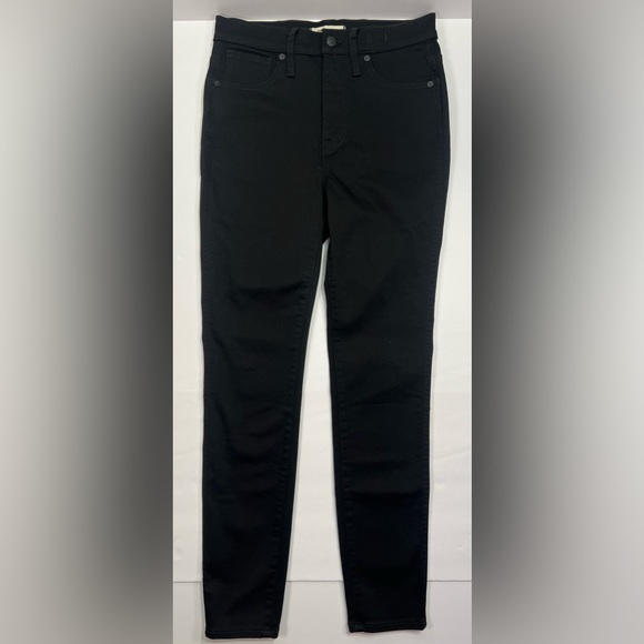 Madewell 10" High-Rise Skinny Jeans - carbondale wash, size 27 - Picture 3 of 16